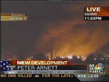 U.S. Strikes Baghdad Command Centers