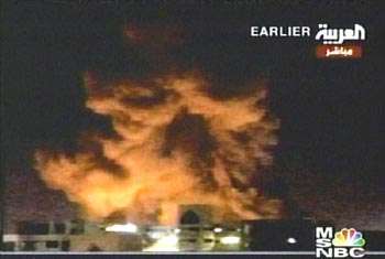 U.S. Strikes Baghdad Command Centers