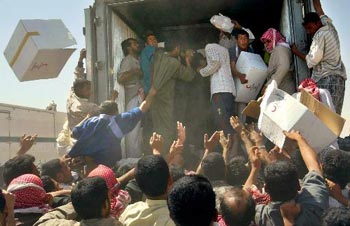 Relief Aid Arrives in Umm Qasr