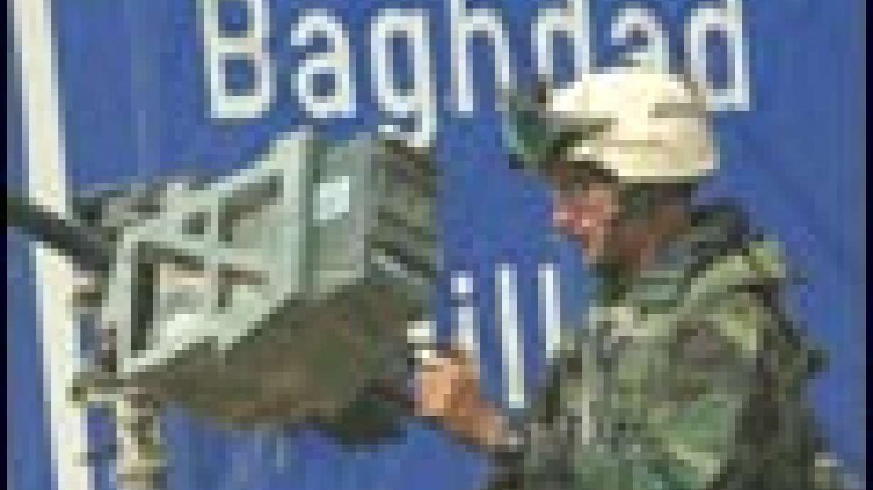 U.S. Battles Militants on Road to Baghdad