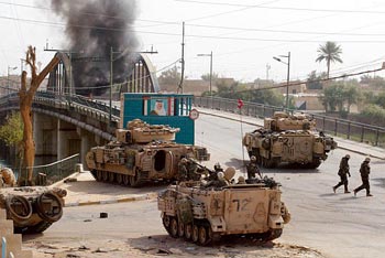 Street Fighting Less than 50 Miles from Baghdad