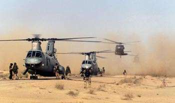 U.S Forces 25 Miles Outside Baghdad