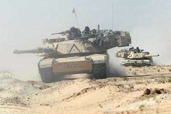 U.S Forces 25 Miles Outside Baghdad