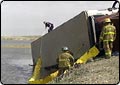 Wind Forces Freeway Closure