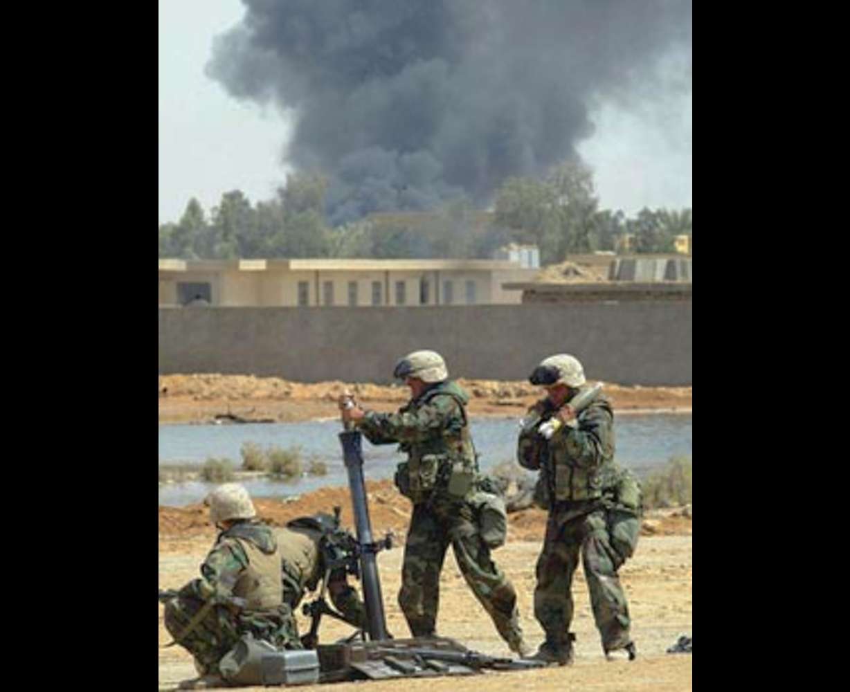 U.S. Forces Reach Airport Outside Baghdad