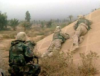 U.S. Troops Search Baghdad Airport