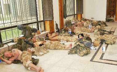 U.S. Troops Stake Out Parts of Baghdad