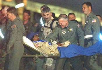 Rescued POWs Arrive in Germany