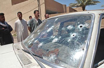 U.S. Soldiers Fire on Iraqi Protesters