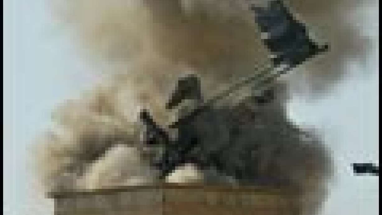 U.S. Soldiers Blow Up Saddam Statue