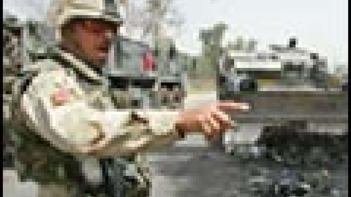 U.S. Bombards Area of Southwest Baghdad