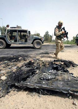 Roadside Bomb Kills U.S. Soldier
