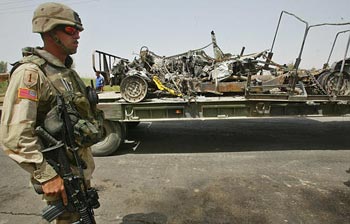 Roadside Bomb Kills U.S. Soldier