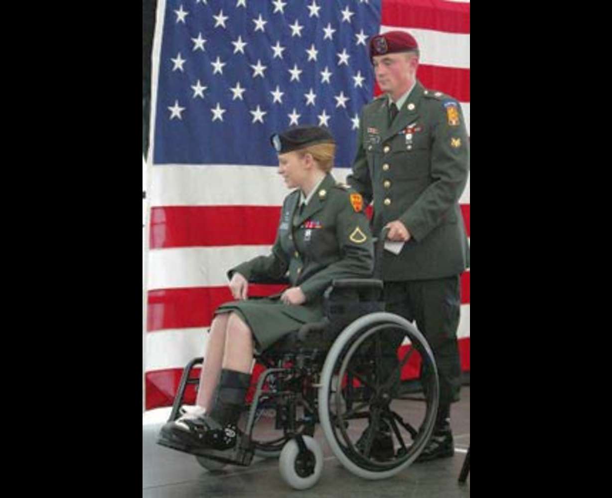 Jessica Lynch Returns Home