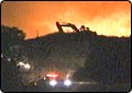 Fire Burns Within 30 Feet of Fruit Heights Homes