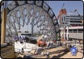 Hoberman Arch In Place at Olympic Cauldron Park
