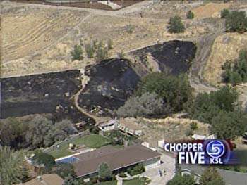 Fire Breaks Out in Sandy Gully