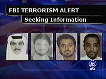 FBI Seeks Four Terrorism Suspects