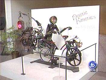 Art Exhibit Made of Junk