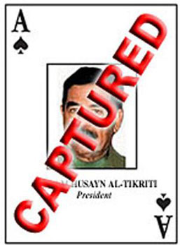 Saddam Hussein Captured Alive Near Tikrit