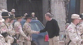 Letterman Visits U.S. Soldiers in Baghdad