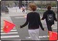 Orange Flags Reducing Pedestrian Accidents
