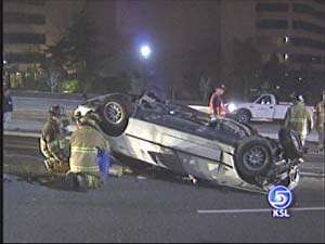 Rollover Critically Injures Driver
