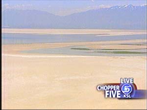 Great Salt Lake at Lowest Level Since 1970