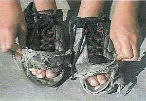 'Shoe Fairy' Busy Keeping Toes Warm