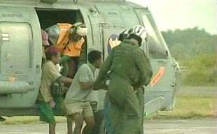 U.S. Helicopters Speed Aid to Indonesia