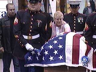 Body of Marine Arrives Home