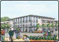 LDS Church Showing Plans for New Library