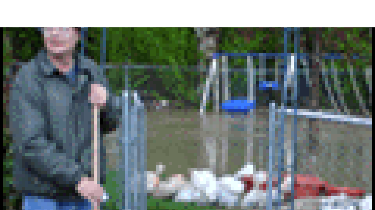 Creek Floods Near Brigham City