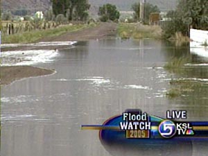 Flash Flood Warning for Parts of Central, Southern Utah