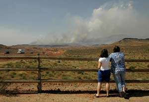 Wildfire Keeps Community on Edge
