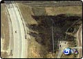 Fire Burns Field Near Refinery