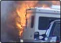 Two Motorhomes Catch Fire on I-15