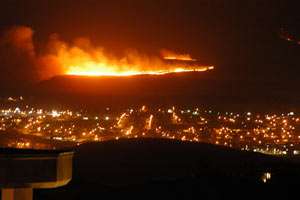 Lightning Sparks 16 Wildfires