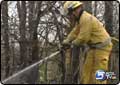 Draper Wildfire Threatens Home
