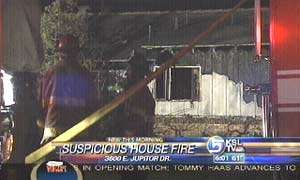 Suspicious Fire Forces Elderly Couple From Home