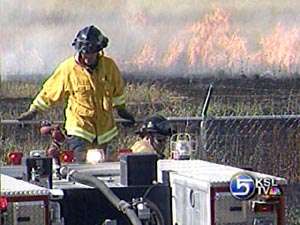 Grass Fires Flare Up Across the Valley