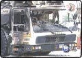 Crane Catches Fire on I-15