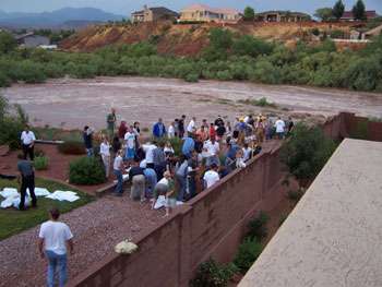 Rain Pounds Northern and Southern Utah