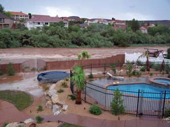 Rain Pounds Northern and Southern Utah