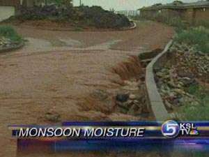 Rain Pounds Northern and Southern Utah
