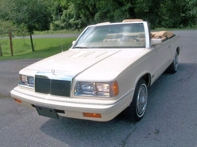1986 Chrysler Le Baron Base