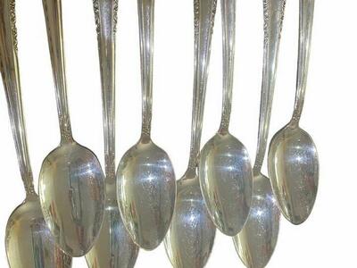Silverware...Antique and Collectible Silverplated flatware big selection to use or for crafts...each piece priced seperate