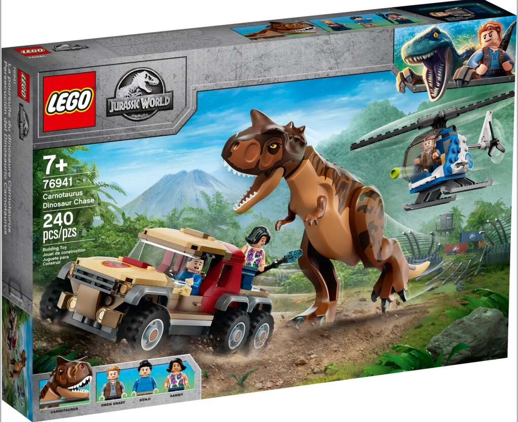 LEGO Carnotaurus Dinosaur Chase 76941 - NEW