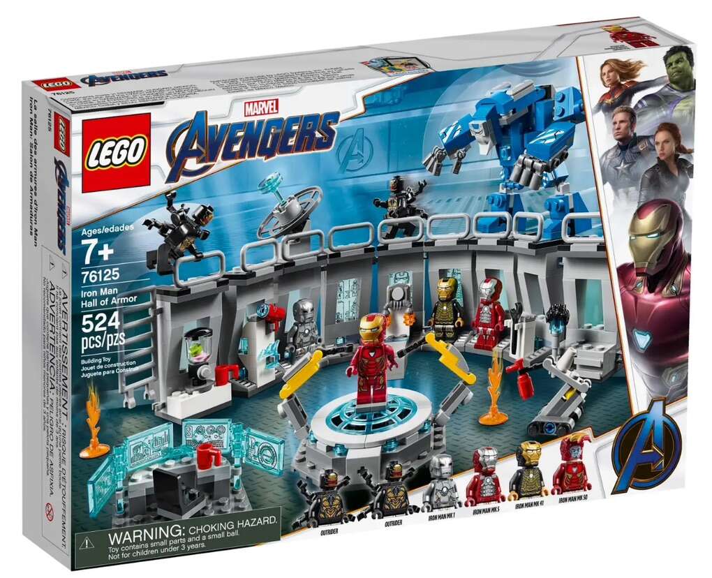 LEGO Marvel Iron Man Hall of Armor 76125 - NEW