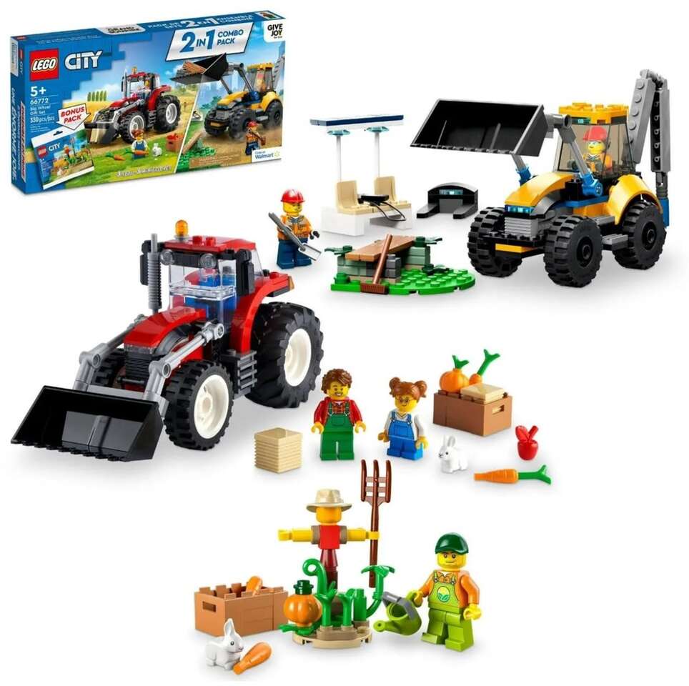 LEGO City Big Wheel Gift Set 66772 - NEW
